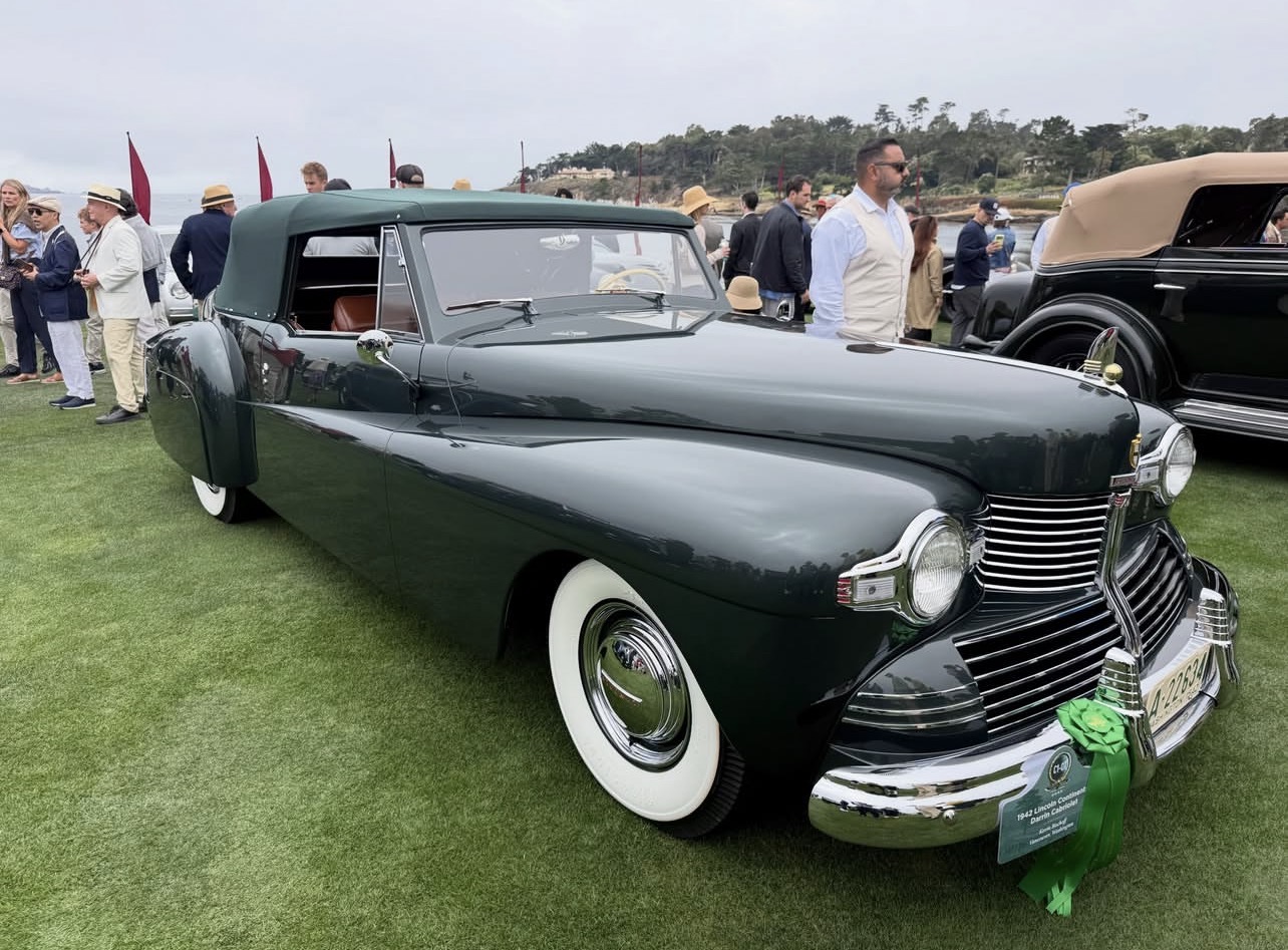 Classic Lincoln Continental automotive photograph by JEFF at a concours event