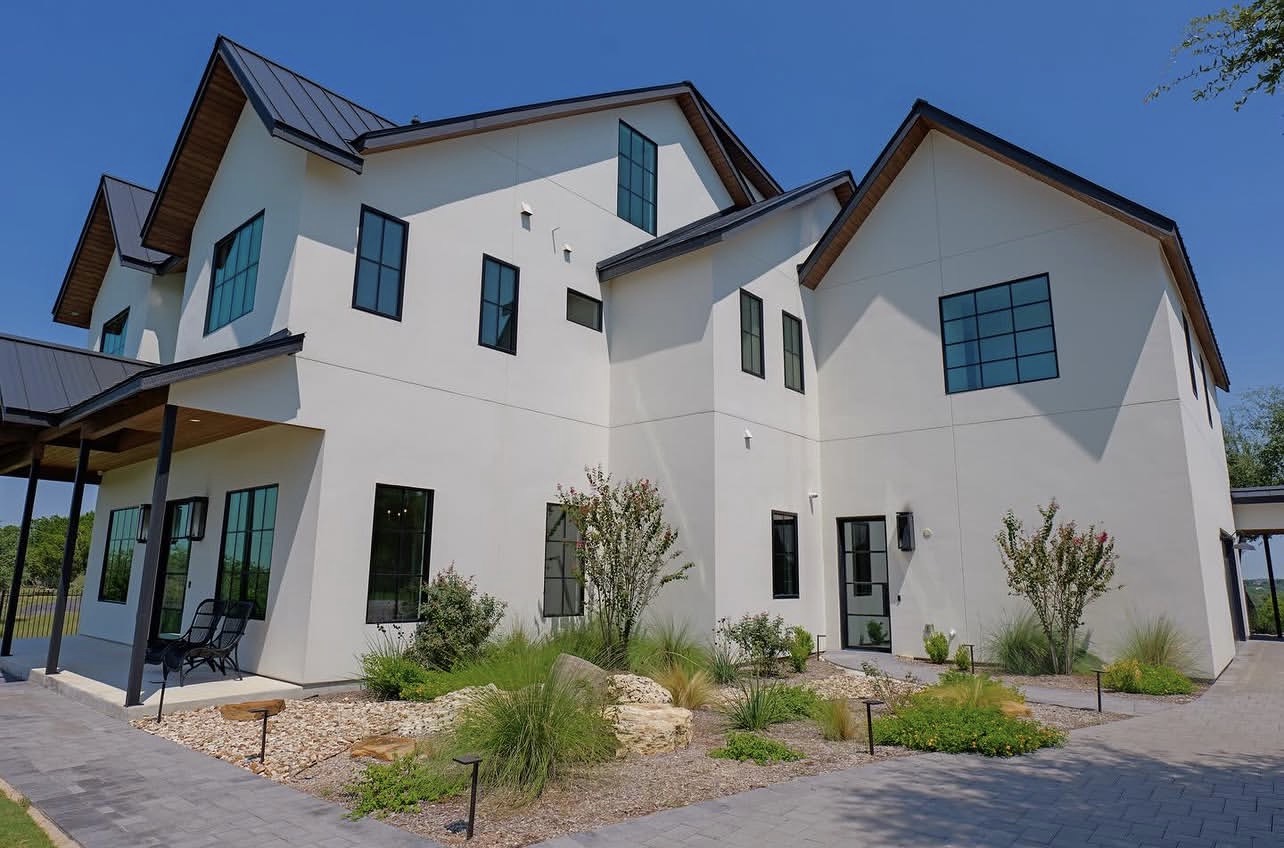 Modern farmhouse exterior photograph by JEFF in Austin, Texas
