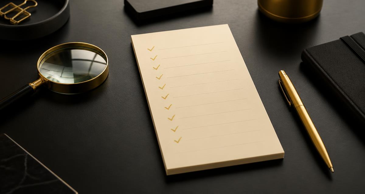 Business owner reviewing a brand audit checklist and scoring worksheet on paper